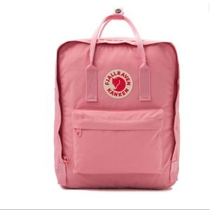 Pink Fjallraven Kanken backpack